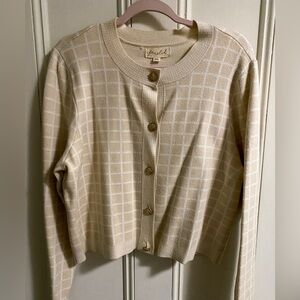 Marled brand new cardigan with tags.
